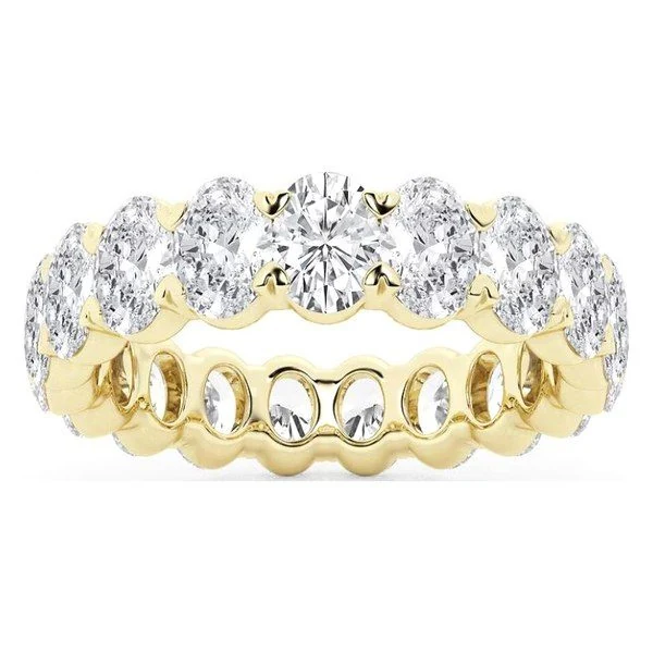 Oval Eternity Band · No. 136 in yellow gold