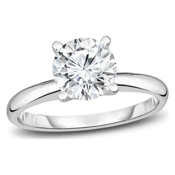 Classic Solitaire · Round in white gold