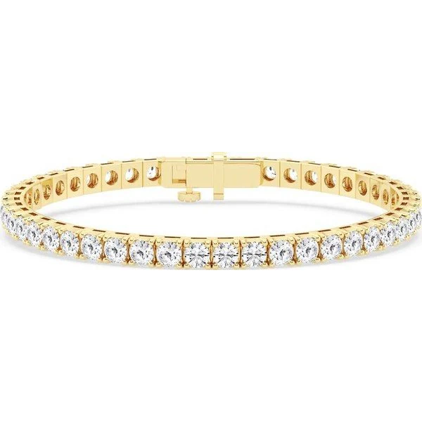 14K Tennis Bracelet in yellow gold