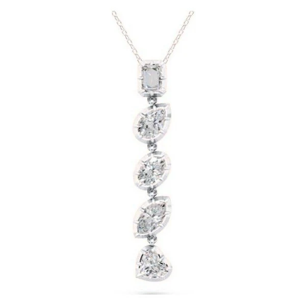 Multi-Stone Pendant · No. 201 in white gold