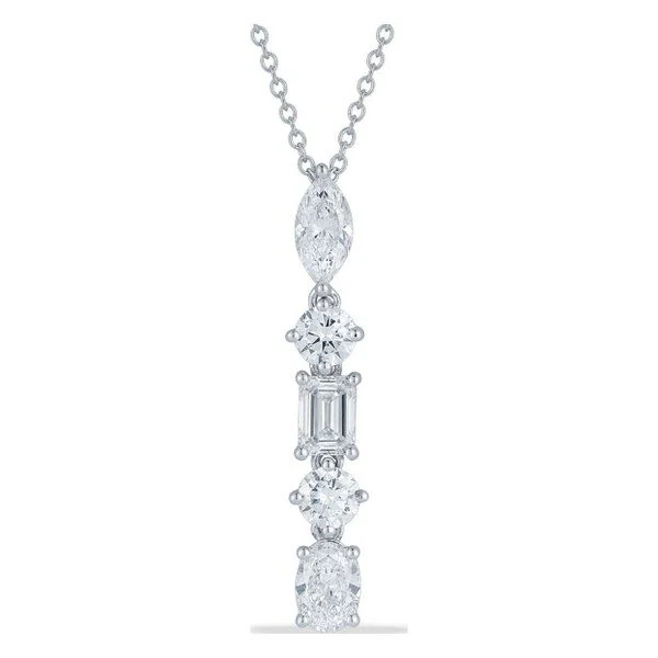Multi-Stone Pendant · No. 200 in white gold