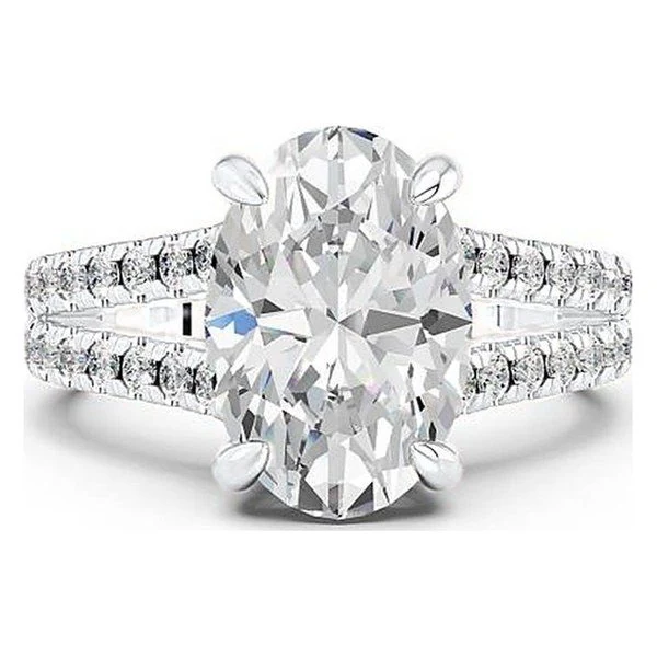 Split-Shank Pavé in white gold
